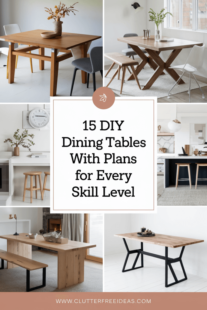 15 diy dining tables with plans for every skill level 2