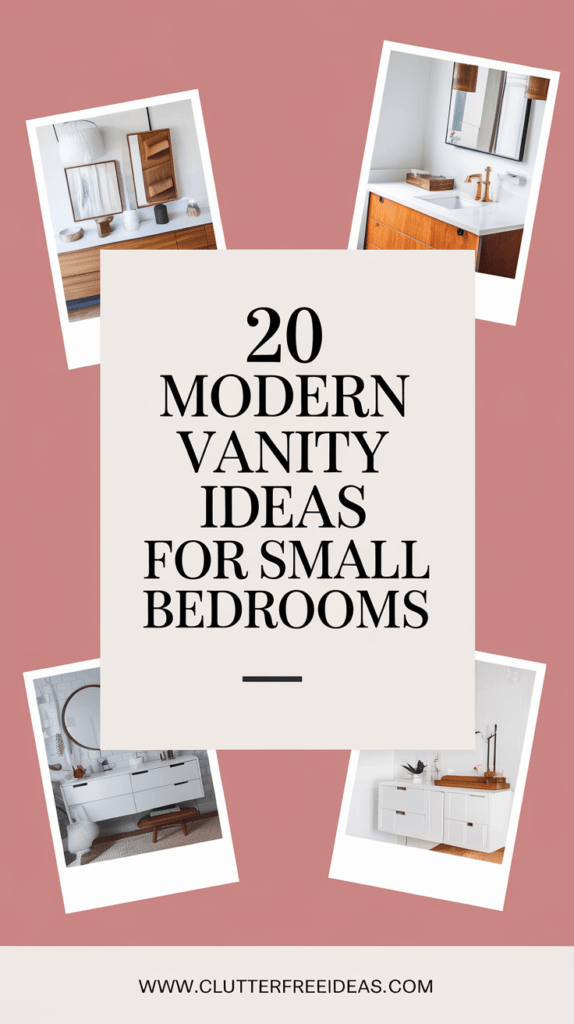 20 modern vanity ideas for small bedrooms 1