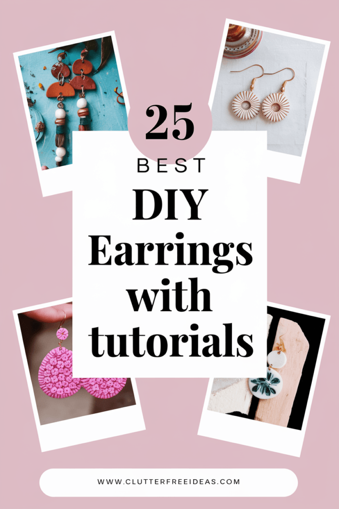 25 best diy earrings 1