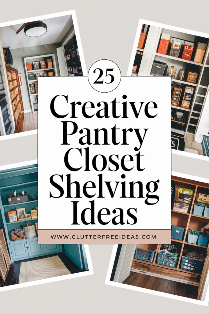 25 pantry closet shelving ideas 1