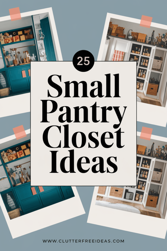 25 small pantry closet ideas 01