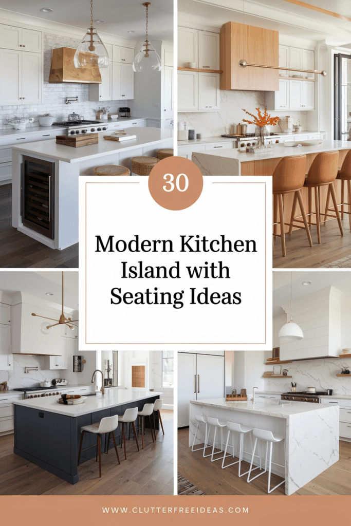 30 modern kitchen island with seating ideas 01 1