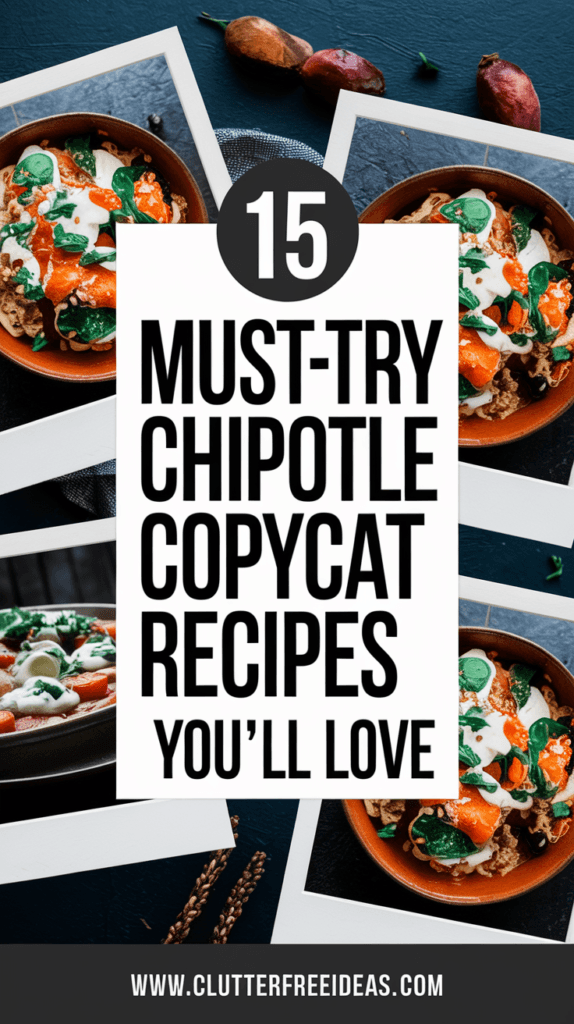 15 must try chipotle copycat recipes 1