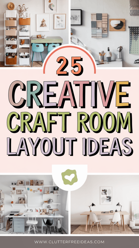 25 creative craft room layout ideas on a budget 1