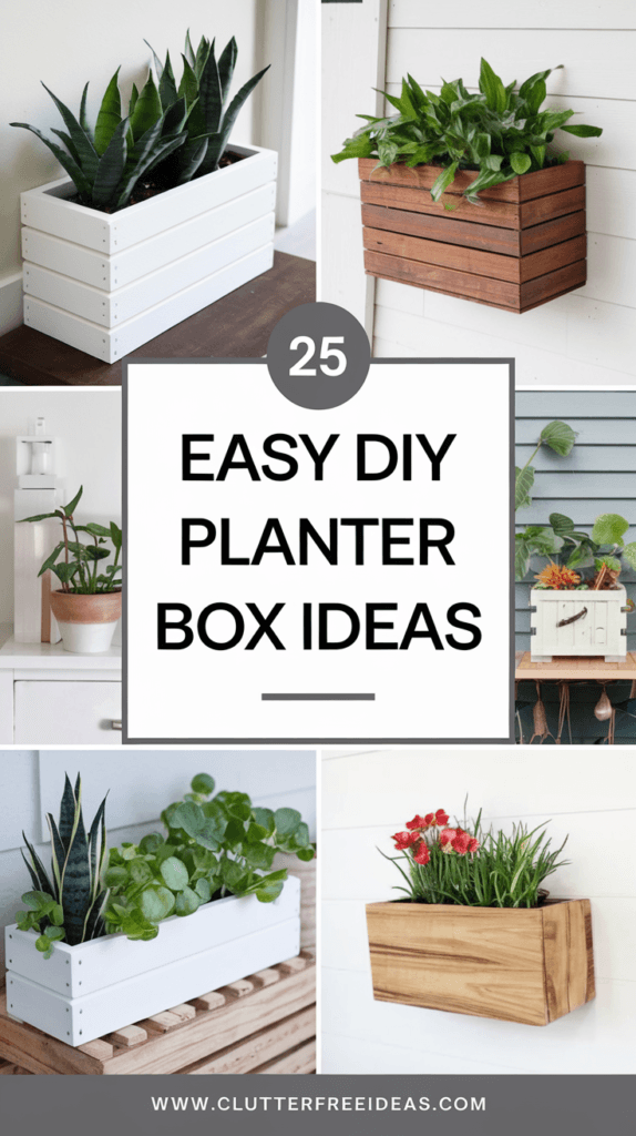 25 easy diy planter box ideas 1