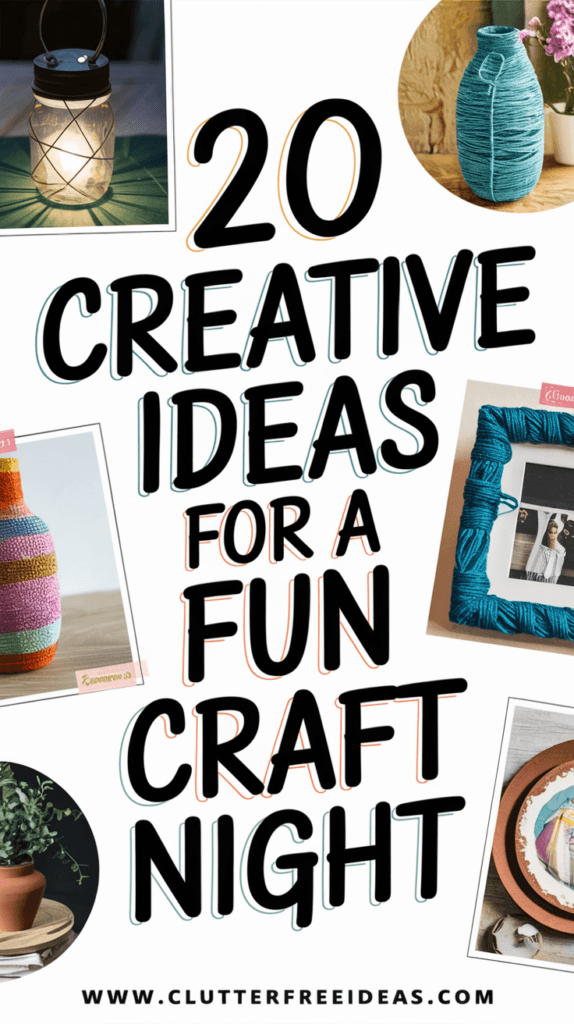 Creative ideas for a fun craft night 2