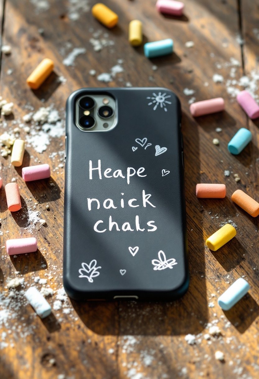 20 Diy Phone Case Ideas 20 Chalkboard style phone case