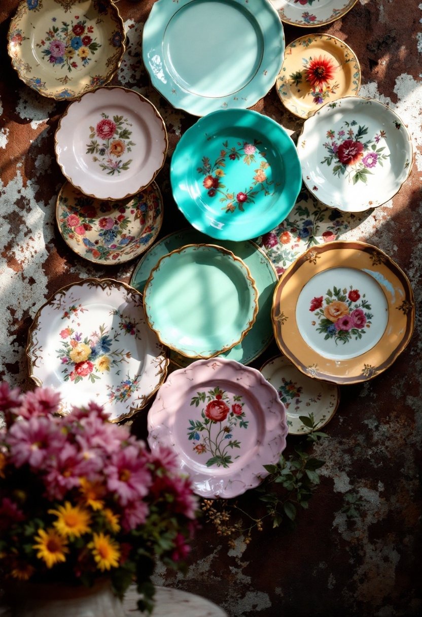 20 Diy Wall Art Ideas That Instantly Transform Any Room 15 Charming antique plate display