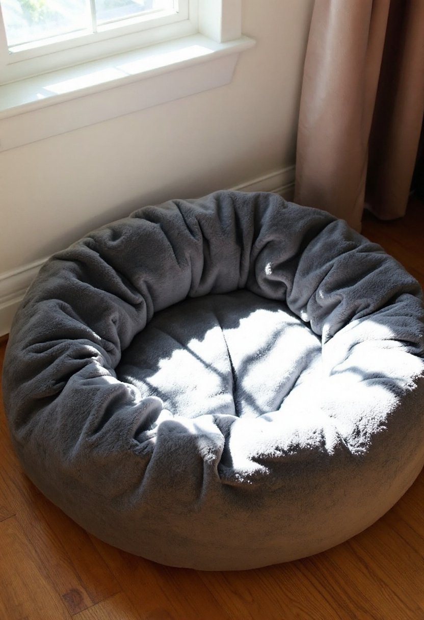 25 Diy Dog Bed Ideas 21 Cozy circular pet bed