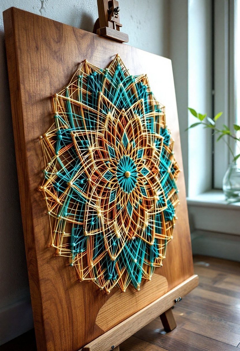 20 Diy Wall Art Ideas That Instantly Transform Any Room 8 Creative string art design