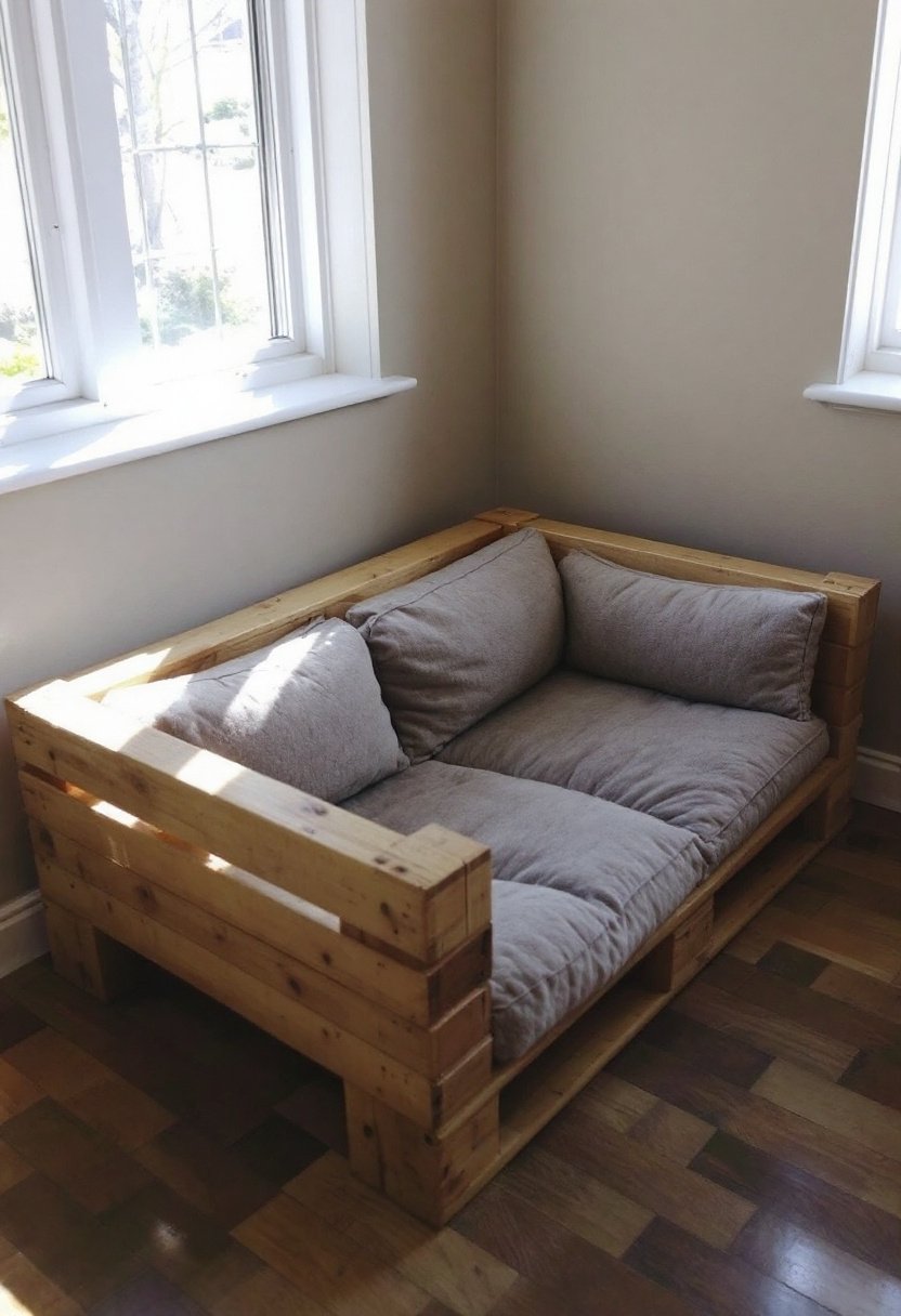 25 Diy Dog Bed Ideas 3 Pallet wood dog bed