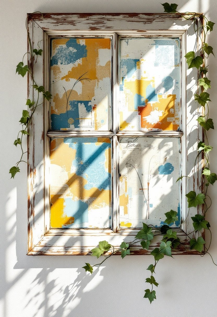 20 Diy Wall Art Ideas That Instantly Transform Any Room 6 Reimagined window frame decor