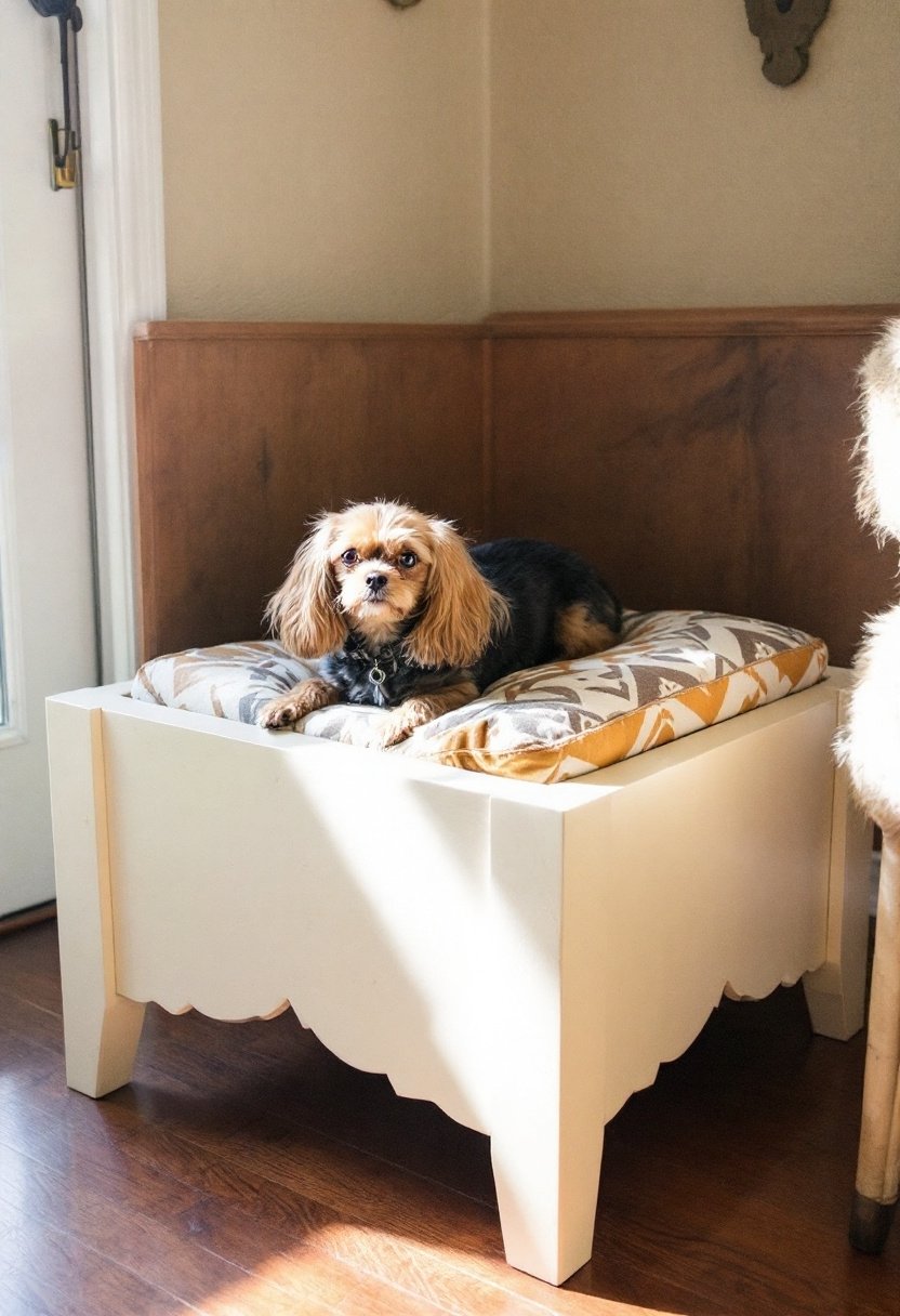 25 Diy Dog Bed Ideas 16 Revamped nightstand bed solution
