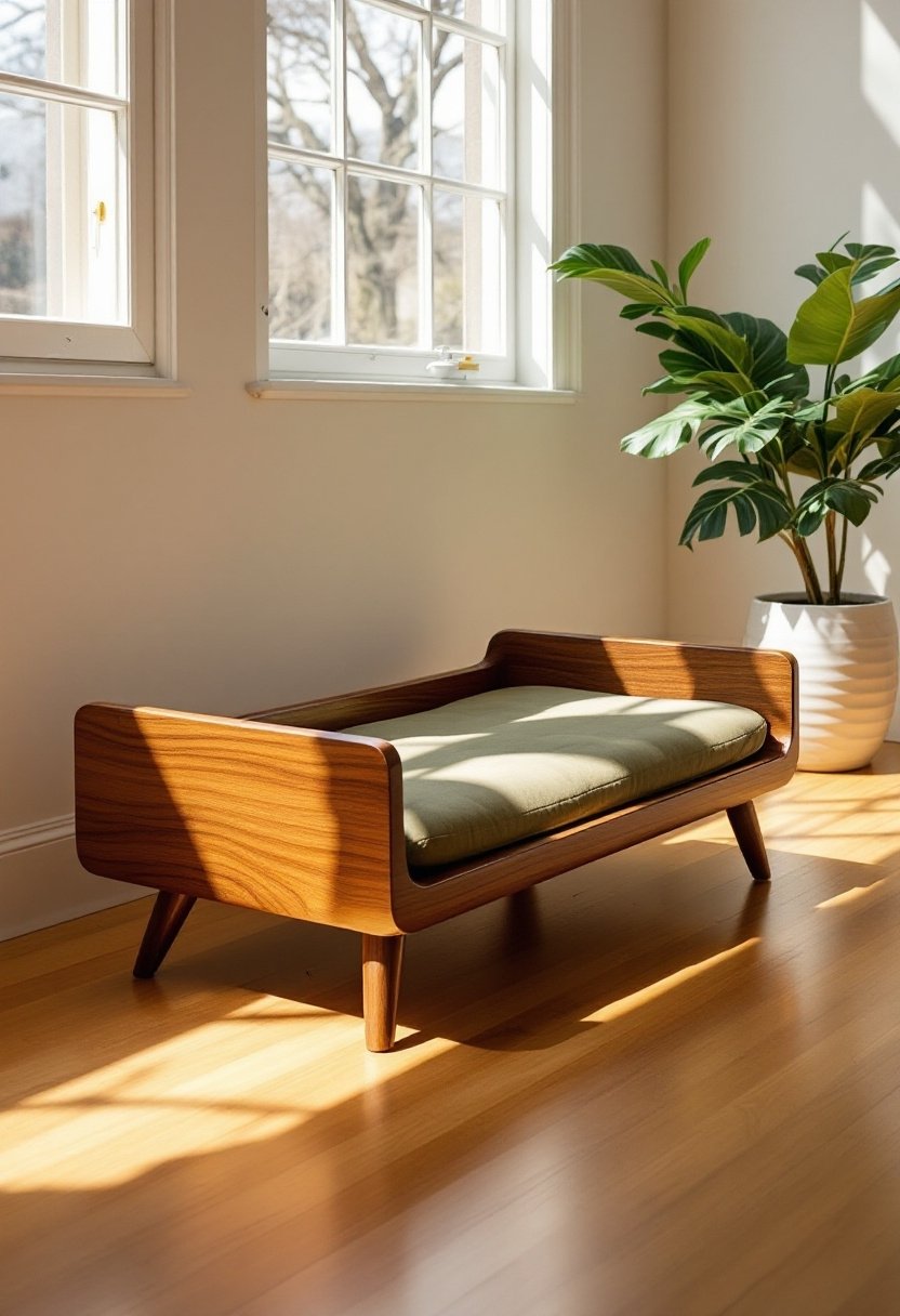 25 Diy Dog Bed Ideas 9 Stylish retro canine comfort