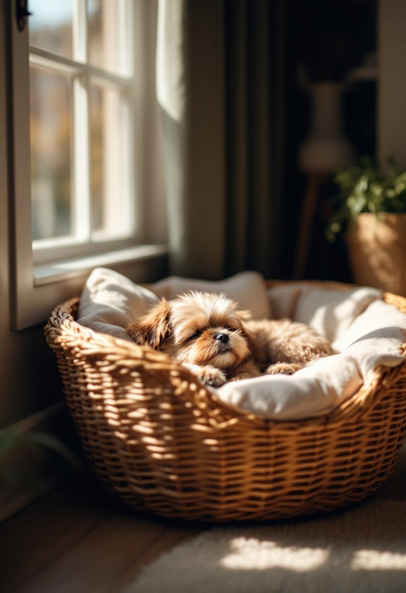 25 Diy Dog Bed Ideas 10 Stylish woven pet bed