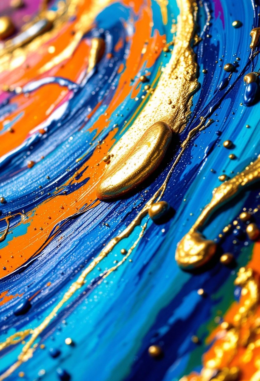 20 Diy Wall Art Ideas That Instantly Transform Any Room 1 Vibrant abstract painted canvas