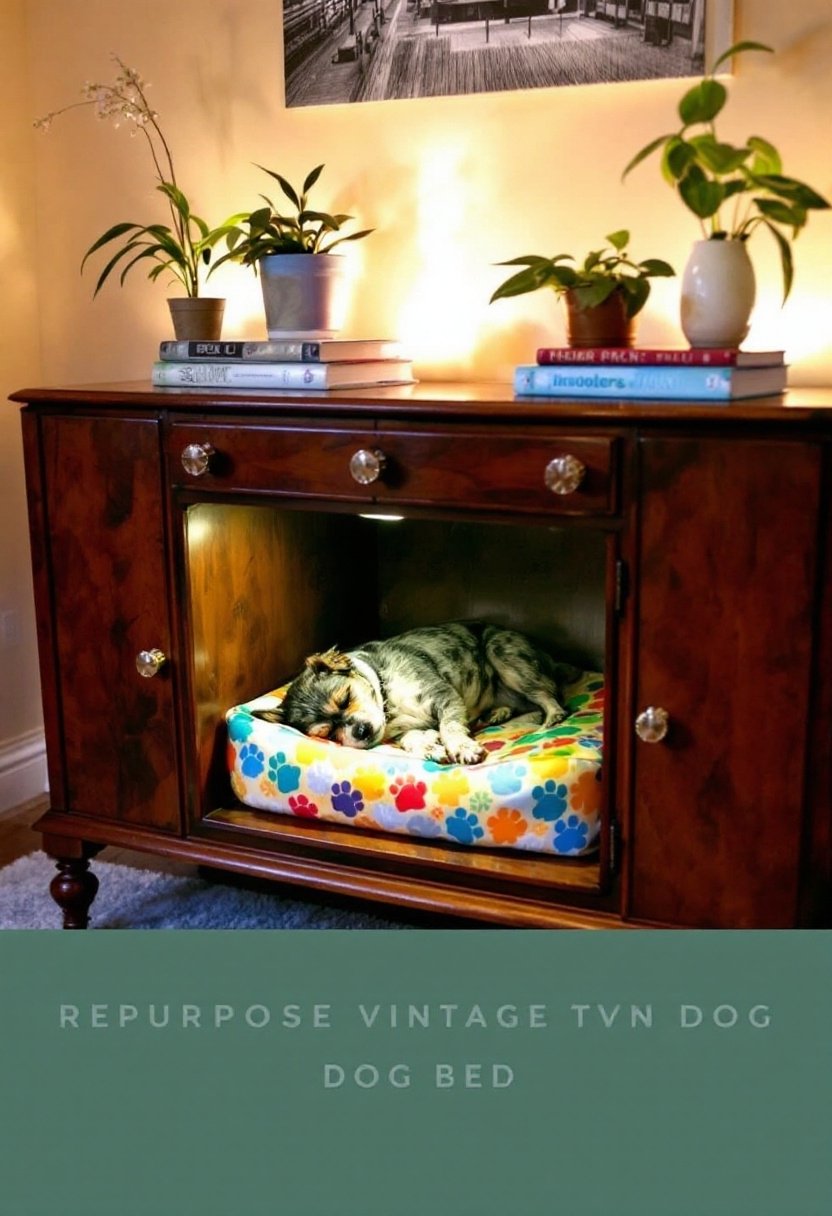 25 Diy Dog Bed Ideas 25 Vintage furniture dog bed
