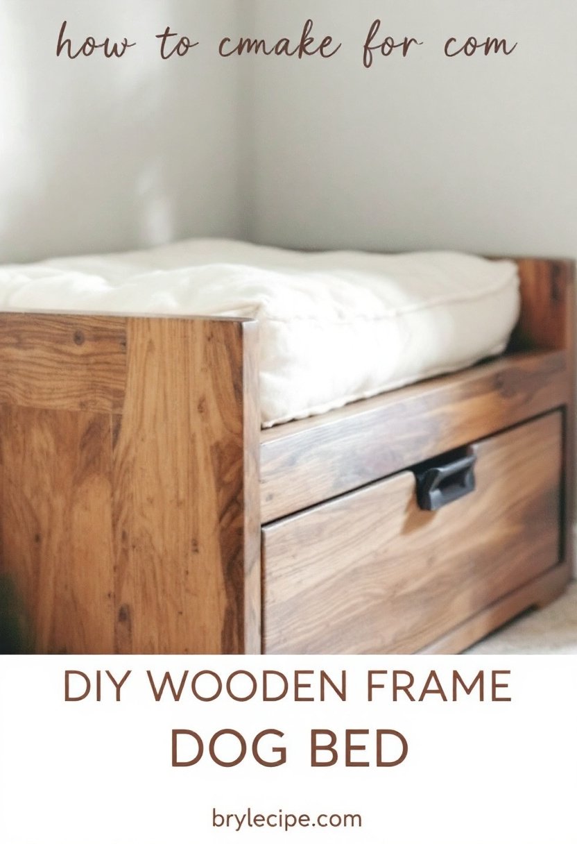 25 Diy Dog Bed Ideas 19 Wooden bed frame storage