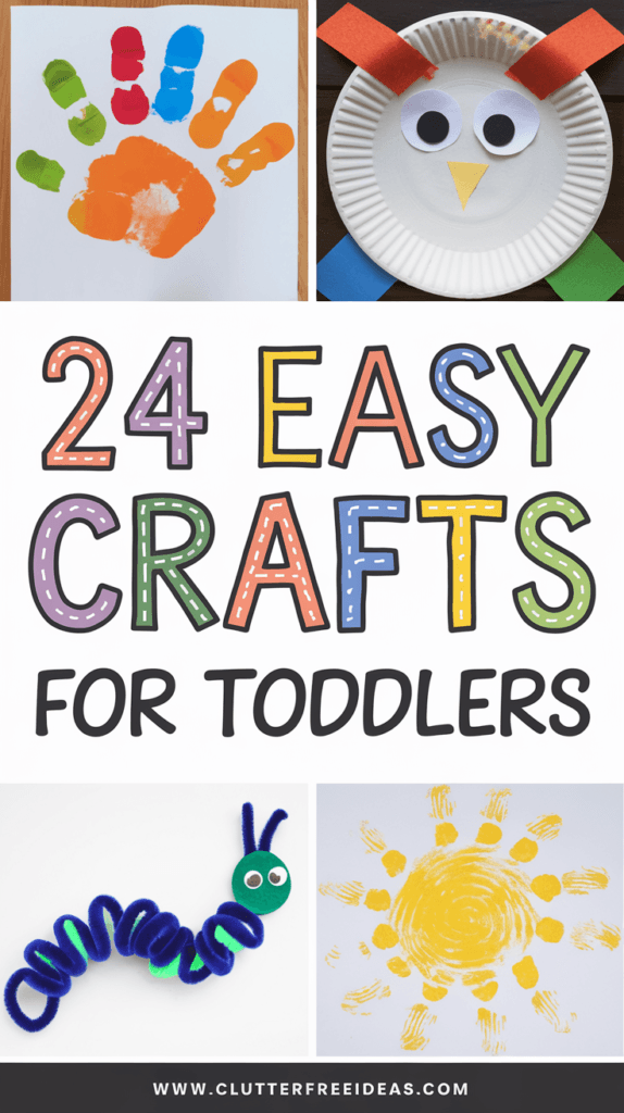 24 easy crafts for toddlers 2