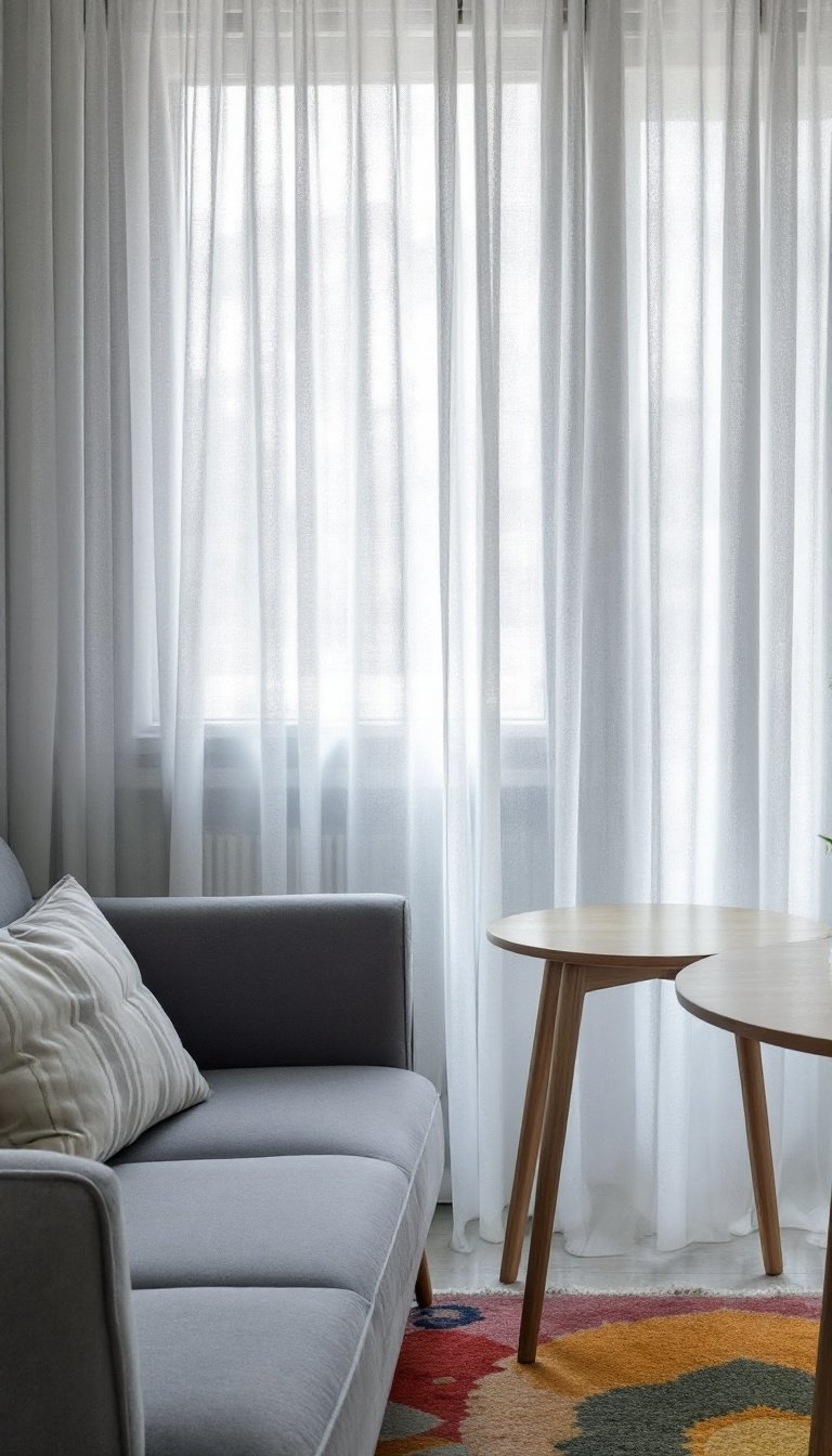 15 Small Living Room/Dining Room Combo Ideas 14 Curtains enhance room aesthetics