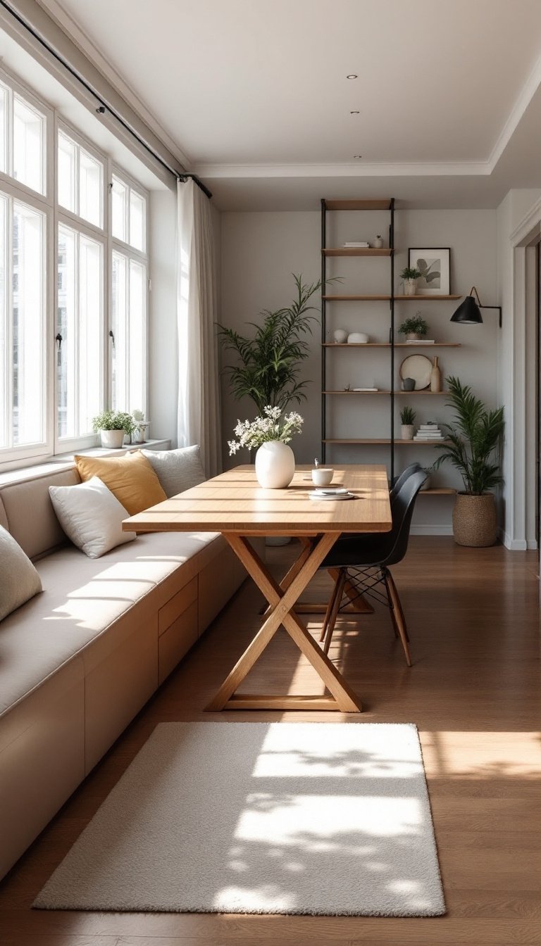 15 Small Living Room/Dining Room Combo Ideas 5 Versatile furniture for efficiency