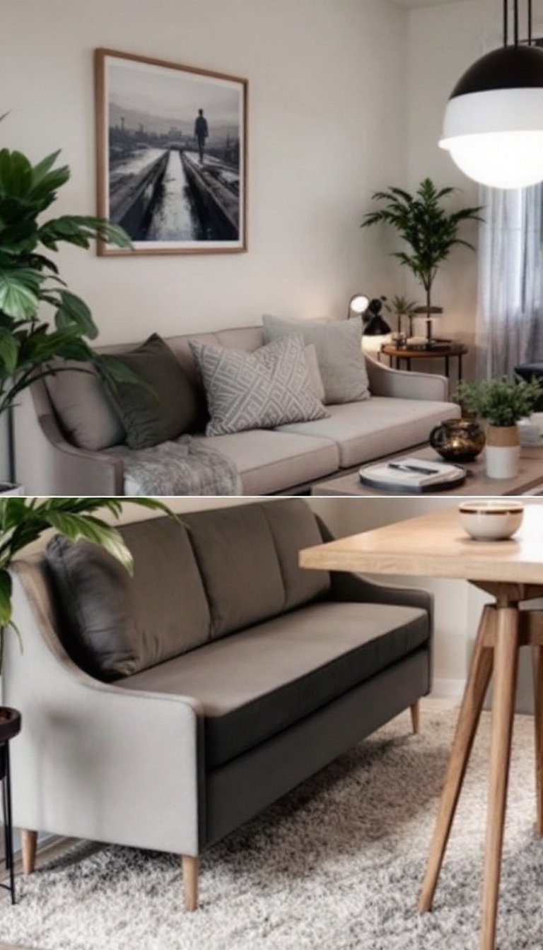 15 Small Living Room/Dining Room Combo Ideas 2 Versatile space saving furniture