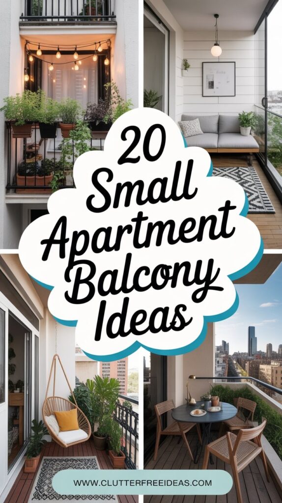 20 Small Apartment Balcony Ideas To Maximize Your Space 1 20 small apartment balcony ideas