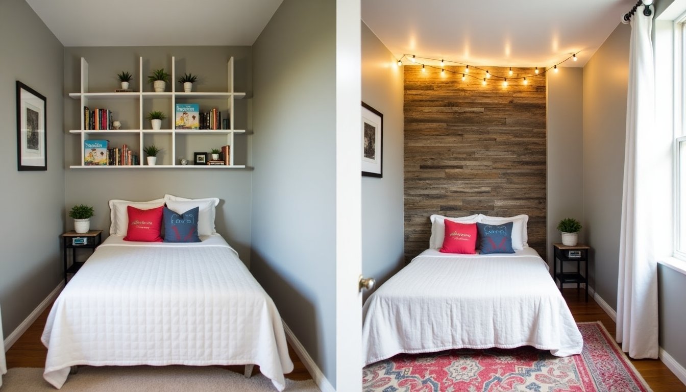 15 Budget-Friendly Small Bedroom Makeover Ideas 1 Affordable small bedroom transformations