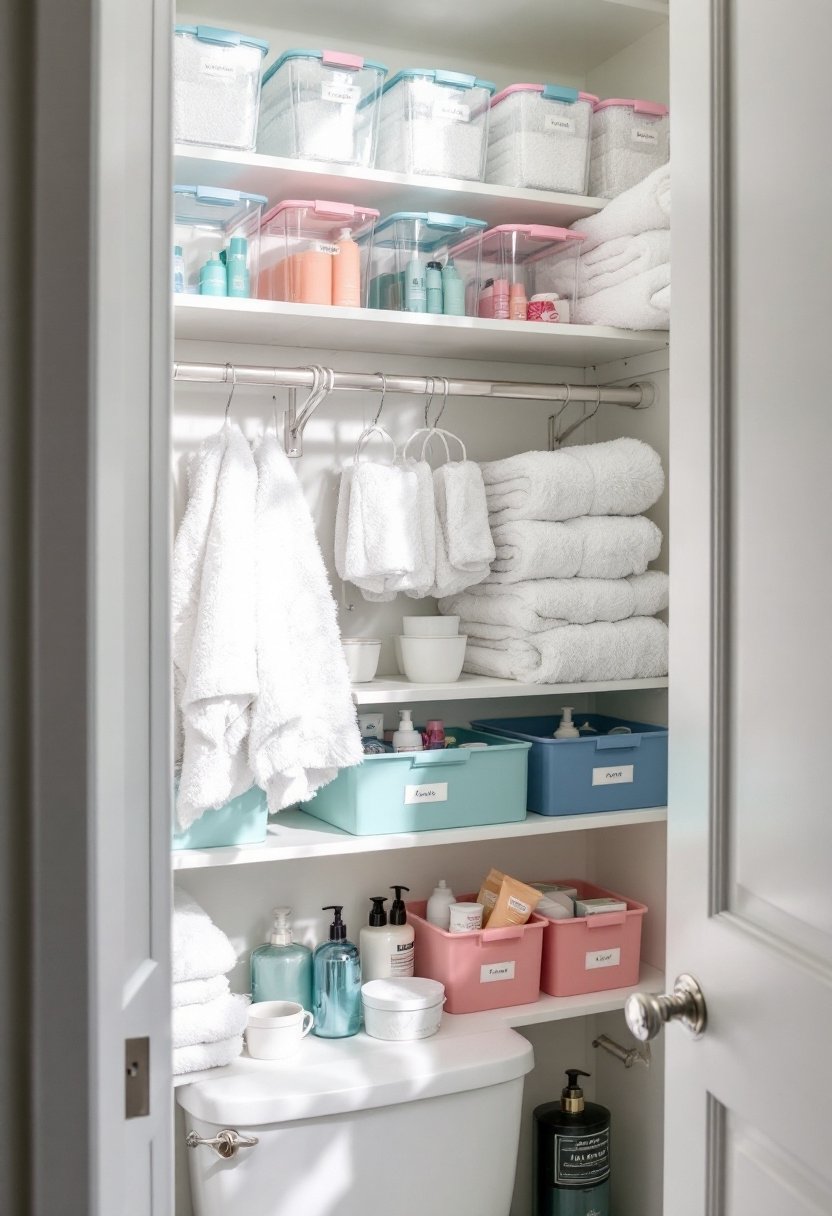 17 Easy Bathroom Closet Organization Tips 2 Assess declutter organize essentials