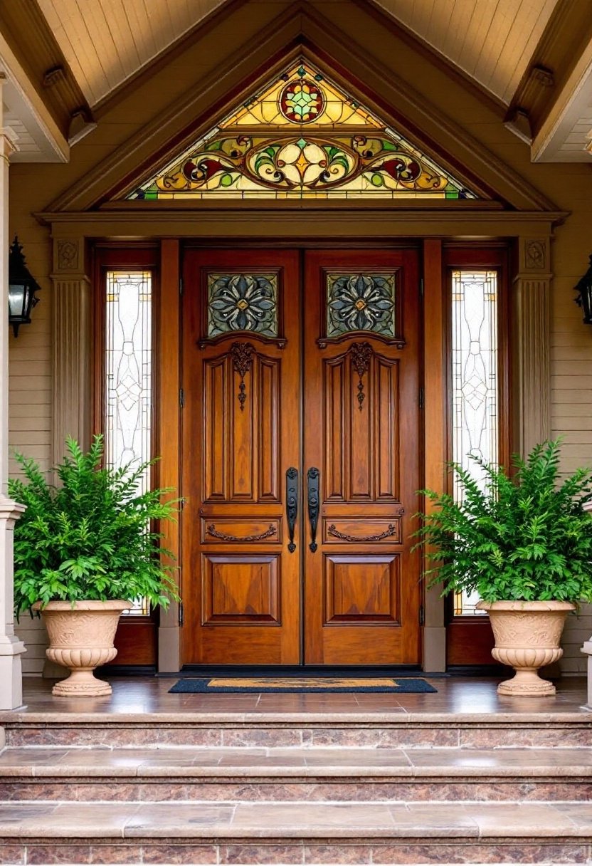15 Beautiful Front Door Entryway Ideas 13 Brighten entryway with windows
