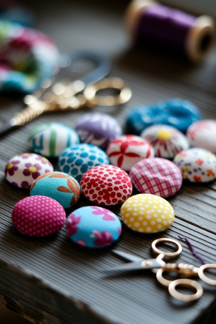 20 Scrap Fabric Projects You Can Sew In An Afternoon 11 Charming fabric button accents
