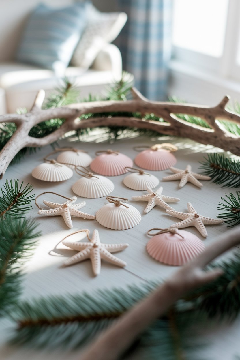 15 Stunning Seashell Crafts For Coastal Home Decor 15 Coastal seashell christmas ornaments