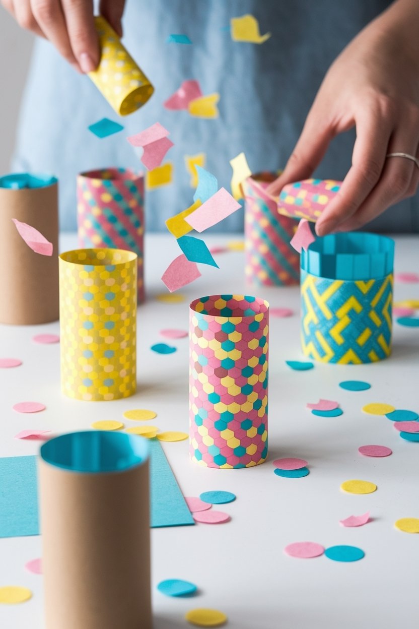 21 Easy Diy Paper Crafts Perfect For Beginners 22 Colorful homemade party poppers