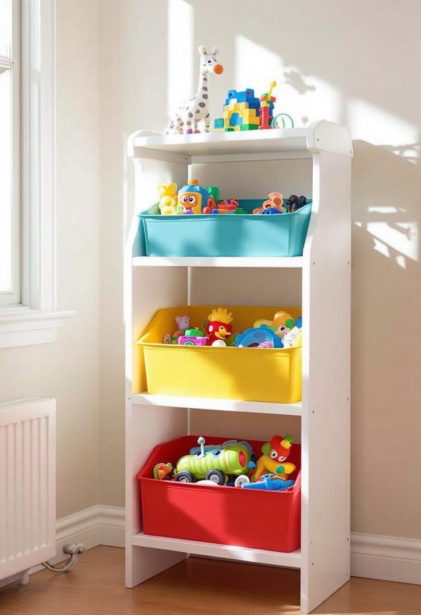 21 Budget Ikea Hacks To Decorate Your Home 17 Colorful toy organization solution