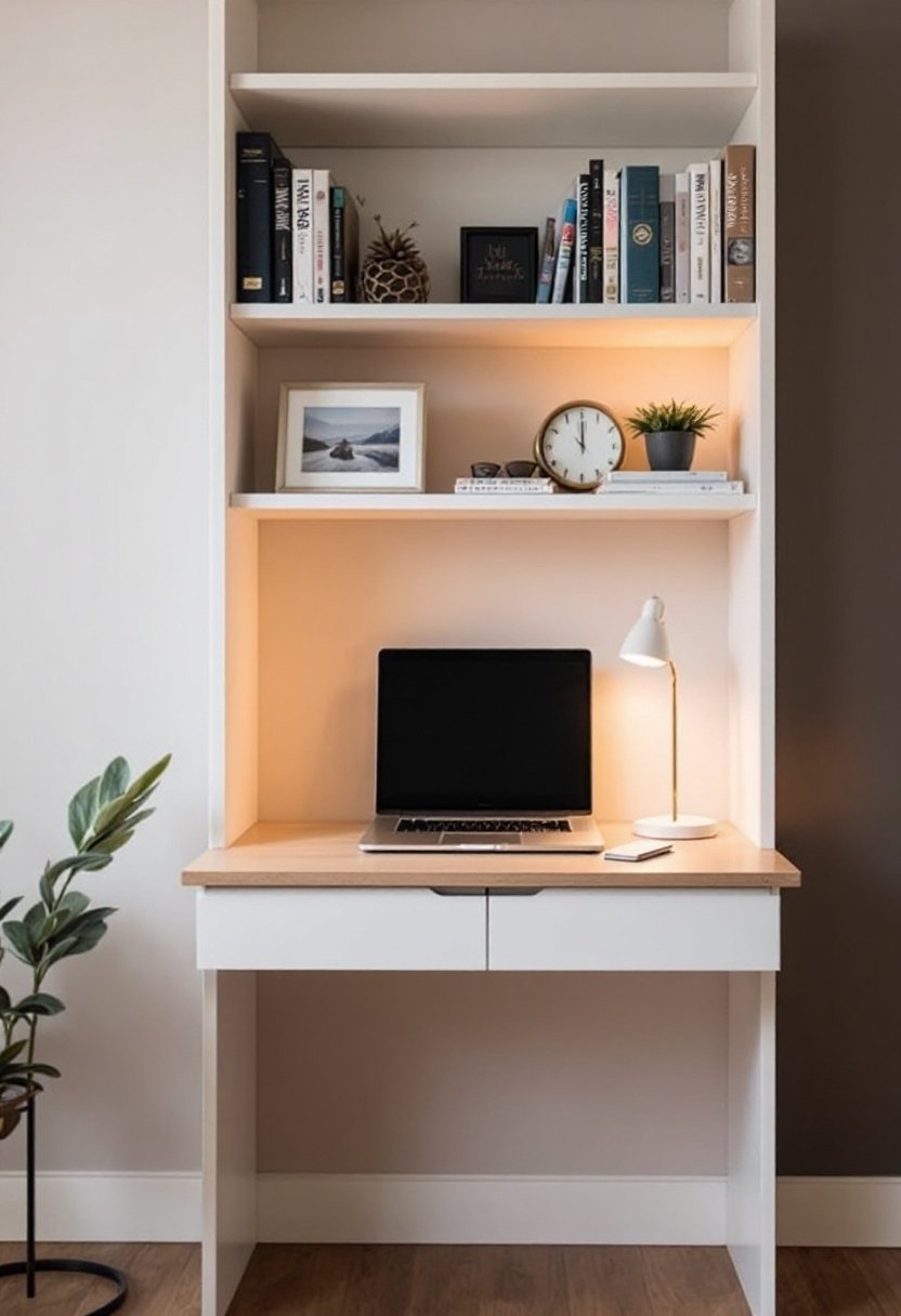 15 Ikea Billy Bookcase Hacks You'Ll Love 9 Compact home office solution