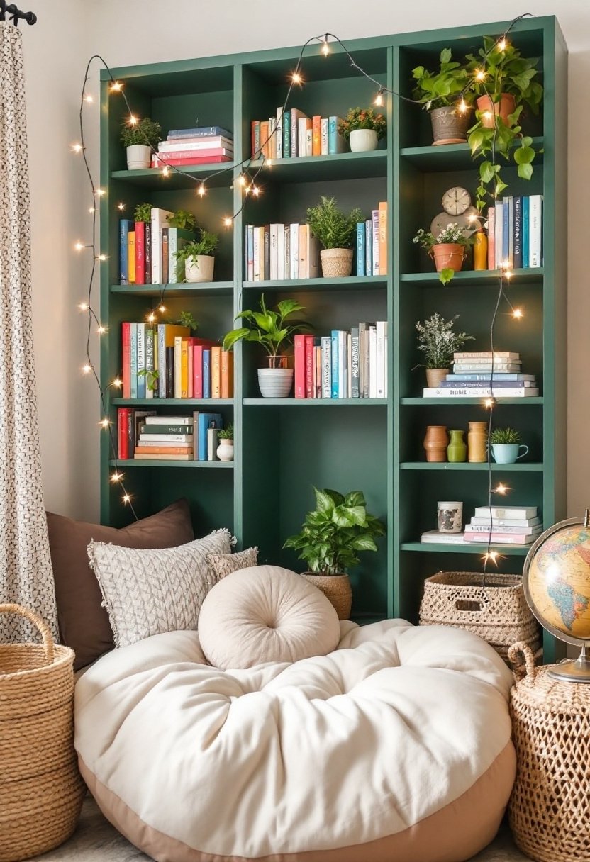 15 Ikea Billy Bookcase Hacks You'Ll Love 5 Cozy reading nook setup