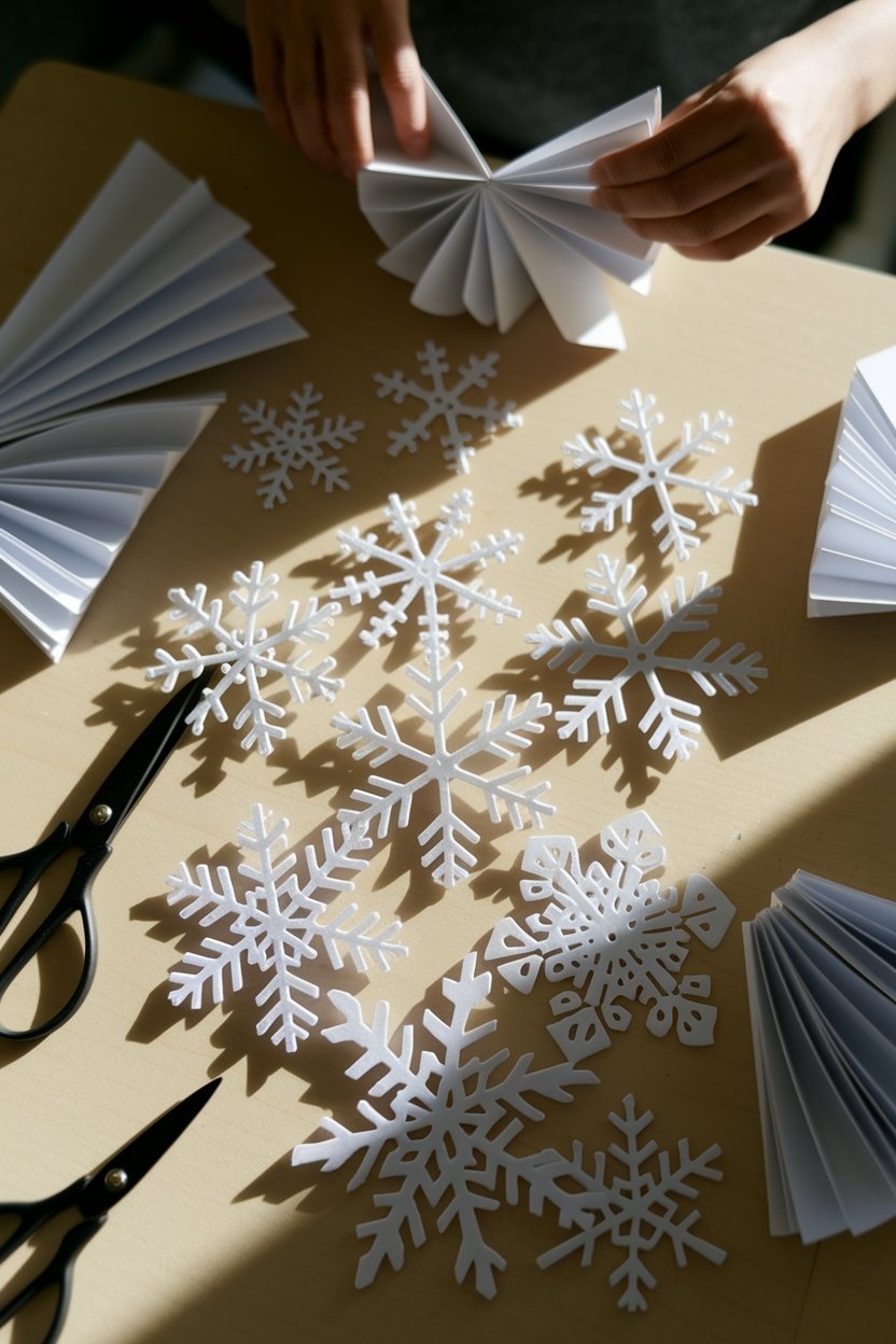 21 Easy Diy Paper Crafts Perfect For Beginners 5 Create festive paper snowflakes