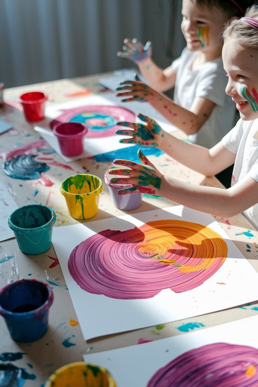 15 Easy Kids Art Projects That Keep Them Busy For Hours 2 Creative color mixing fun