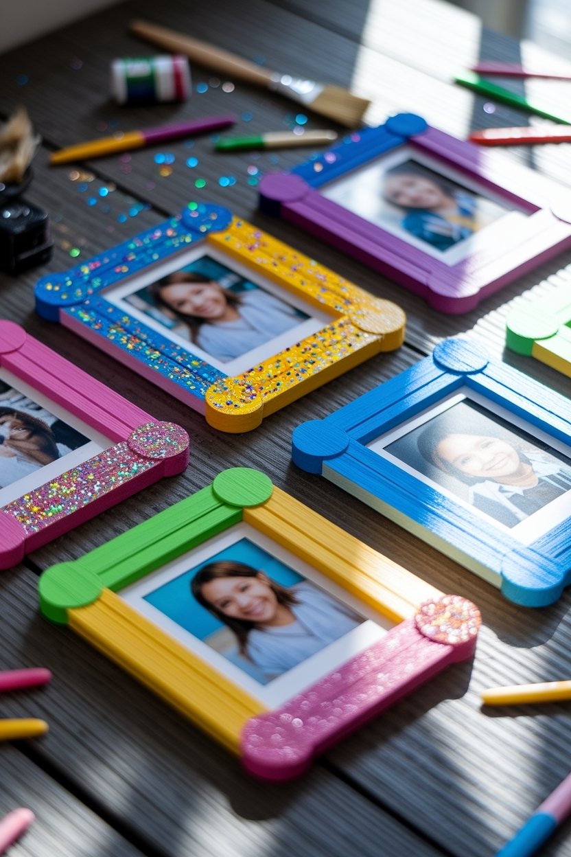 15 Creative Popsicle Stick Crafts For Kids And Adults 2 Creative diy picture frames