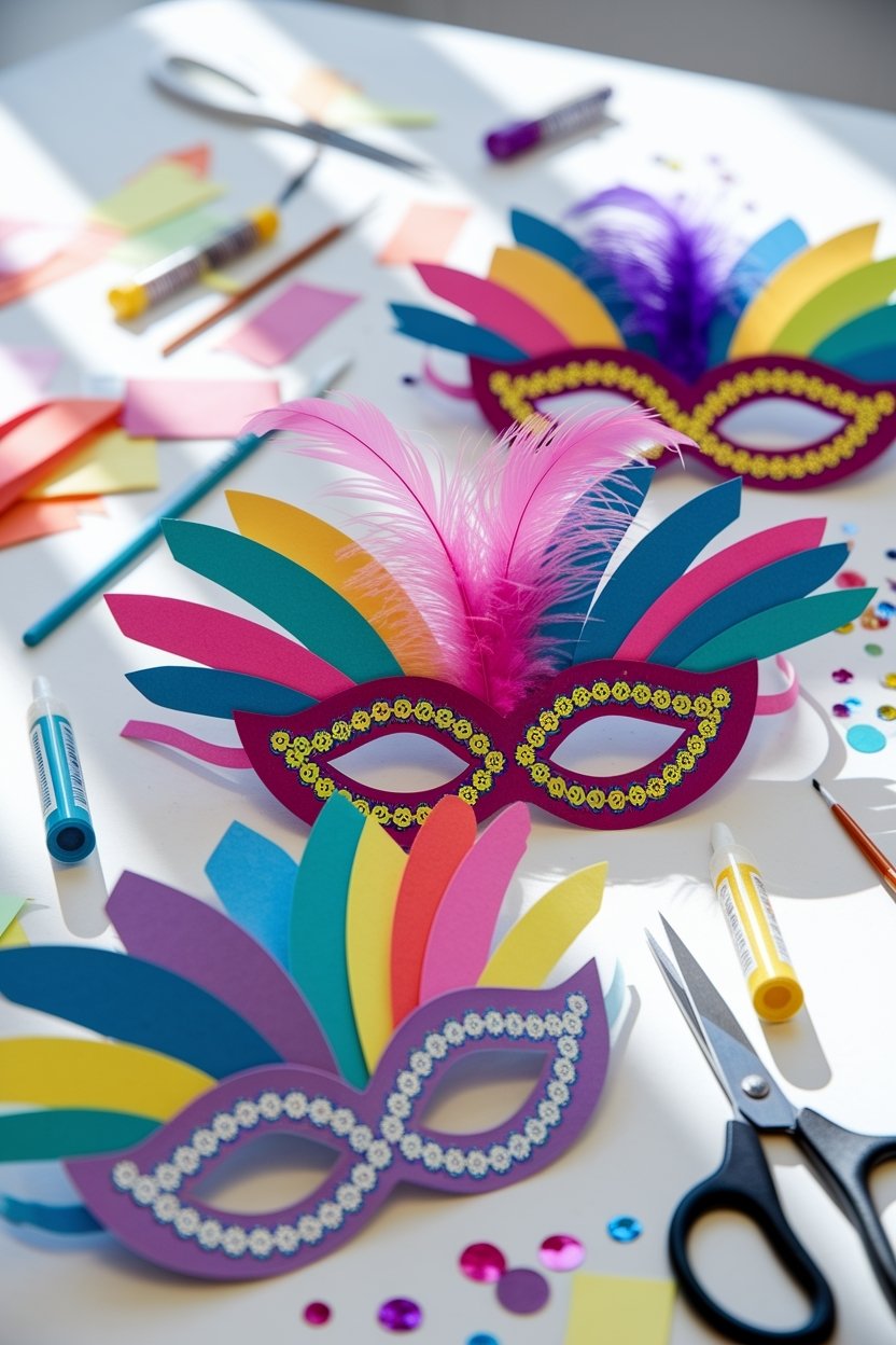 21 Easy Diy Paper Crafts Perfect For Beginners 16 Creative paper mask crafting
