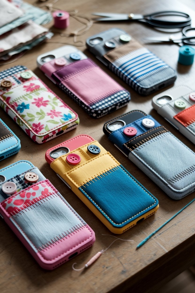 20 Scrap Fabric Projects You Can Sew In An Afternoon 15 Customizable fabric phone sleeves