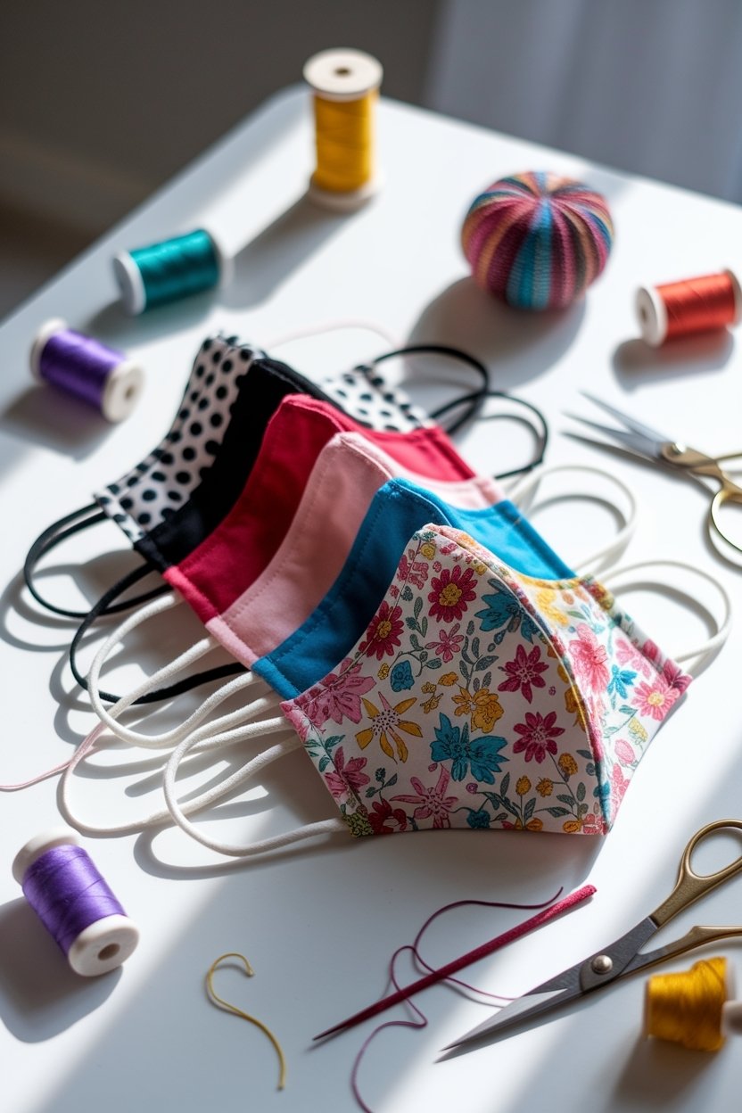 20 Scrap Fabric Projects You Can Sew In An Afternoon 16 Customizable reversible face masks