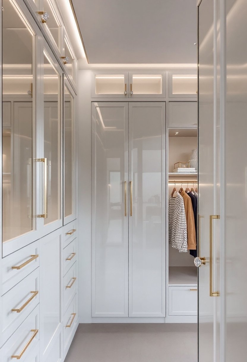 15 Ikea Pax Hacks For A Dream Closet 7 Customize closet with handles