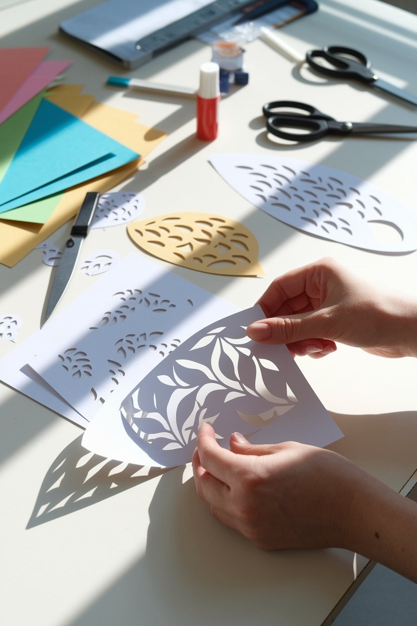 21 Easy Diy Paper Crafts Perfect For Beginners 20 Easy paper stencil crafts