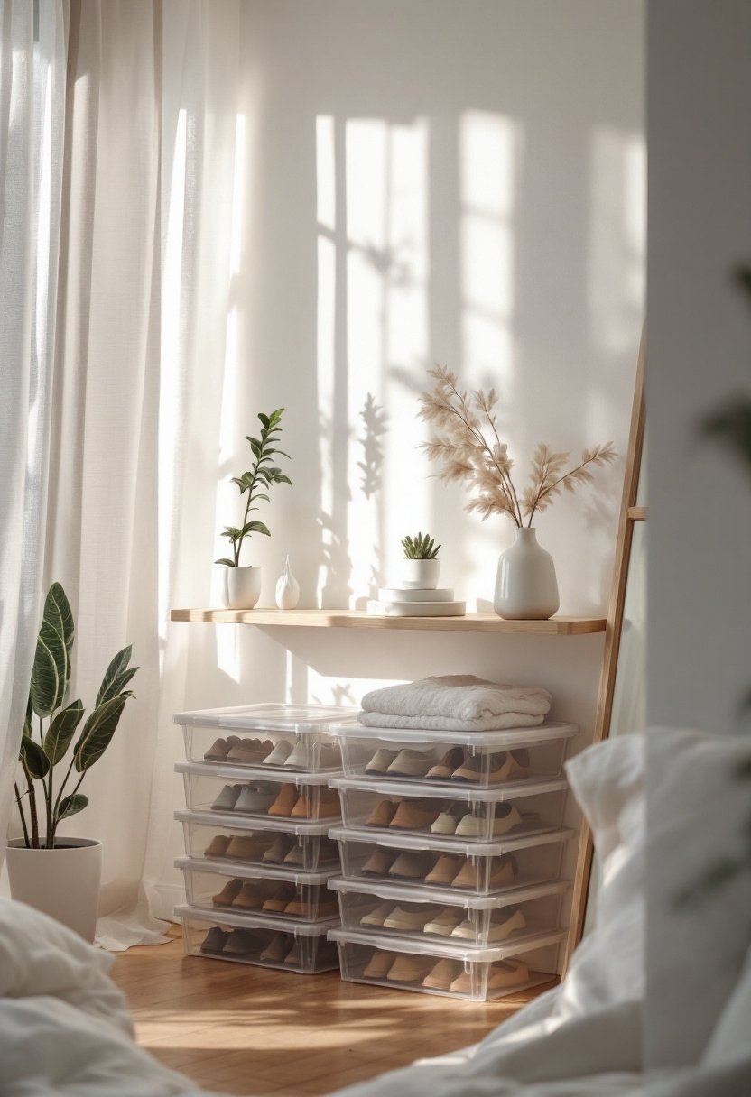 21 Bedroom Organization Ideas That Work 16 Efficient shoe storage solution