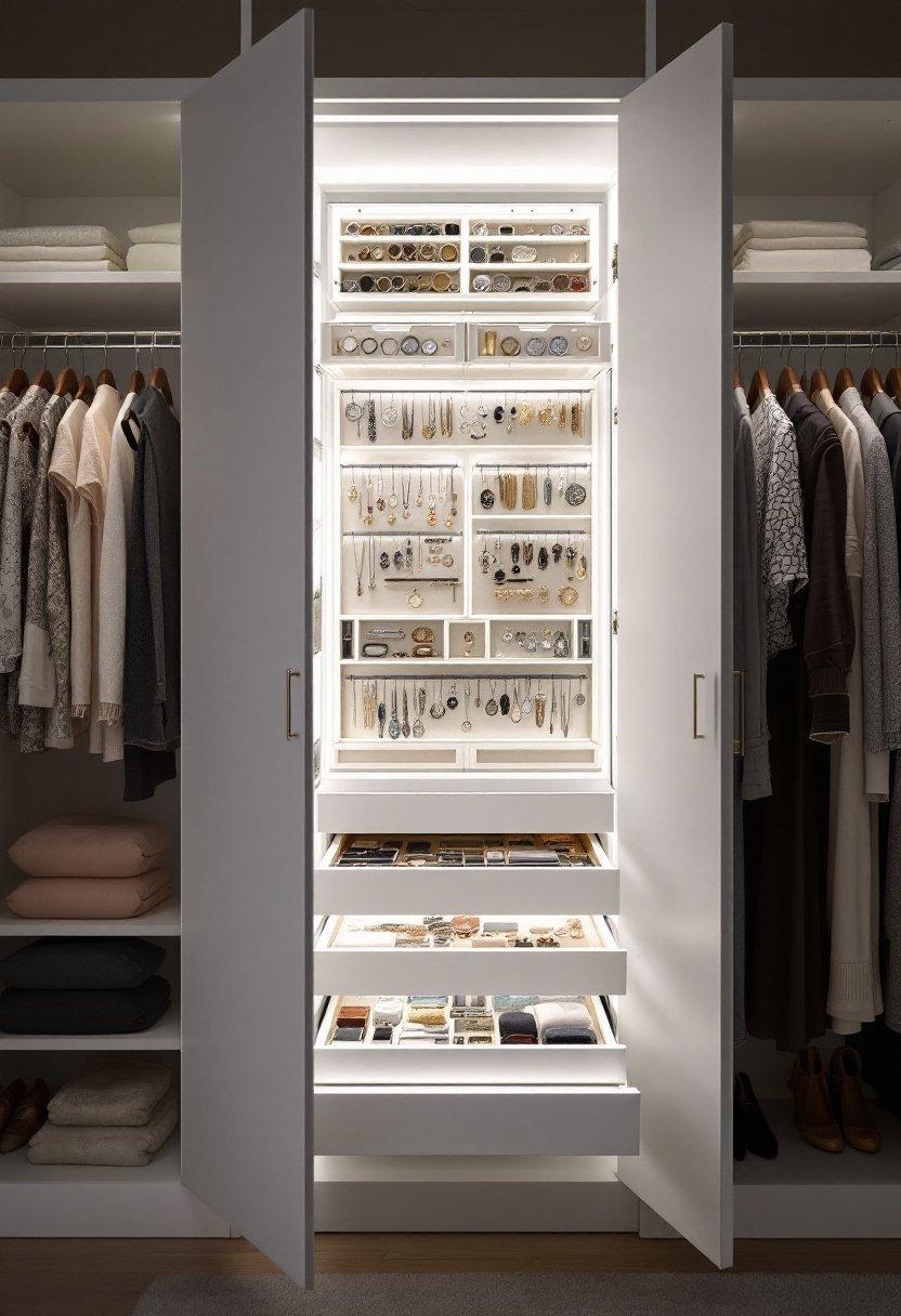 15 Ikea Pax Hacks For A Dream Closet 10 Effortless jewelry organization solution