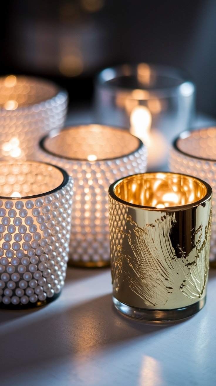 25 Dollar Tree Diy Crafts For Adults 7 Elegant decor with votive holders
