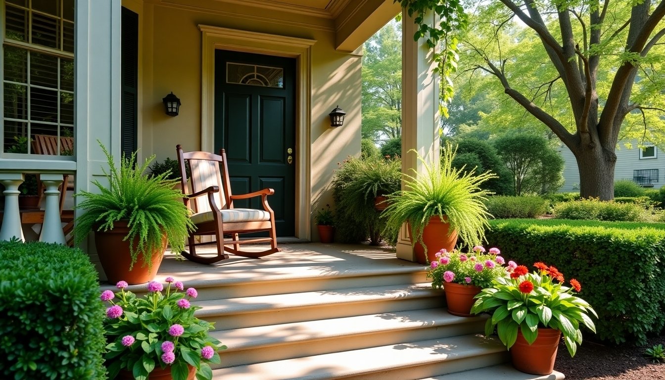 15 Front Porch Landscaping Ideas For Curb Appeal 1 Enhancing curb appeal creatively