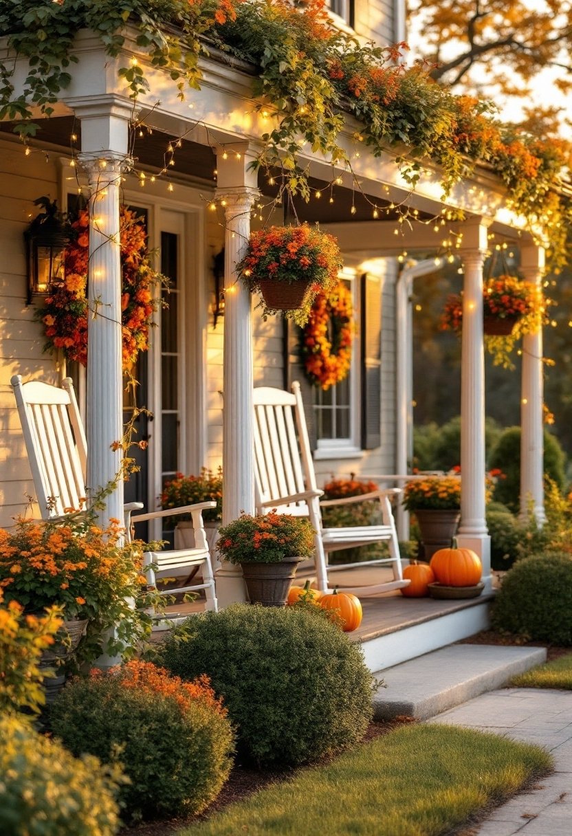 15 Front Porch Landscaping Ideas For Curb Appeal 15 Festive seasonal porch decorations