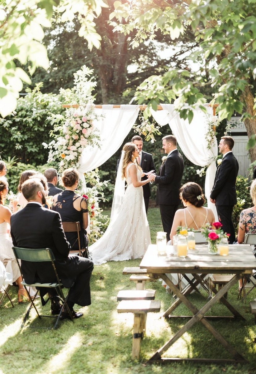 25 Backyard Wedding Ideas On A Budget 22 Intimate guest list management